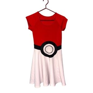 POKÉMON Pokèball Fit & Flare Style Skater Dress